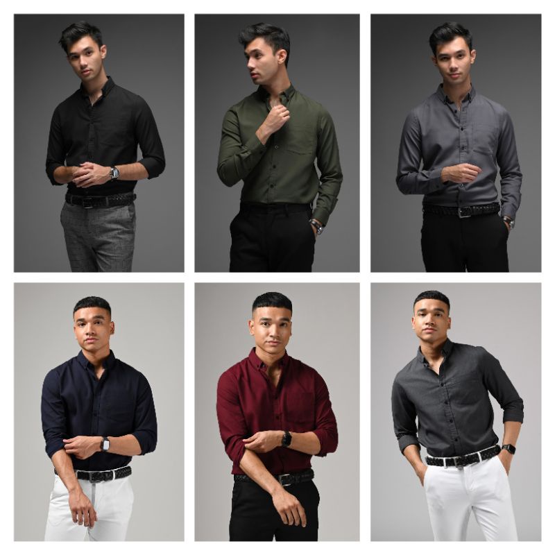 EXETER BLACK BUTTON LONG SLEEVE SHIRT BY PREPPSTUDIO