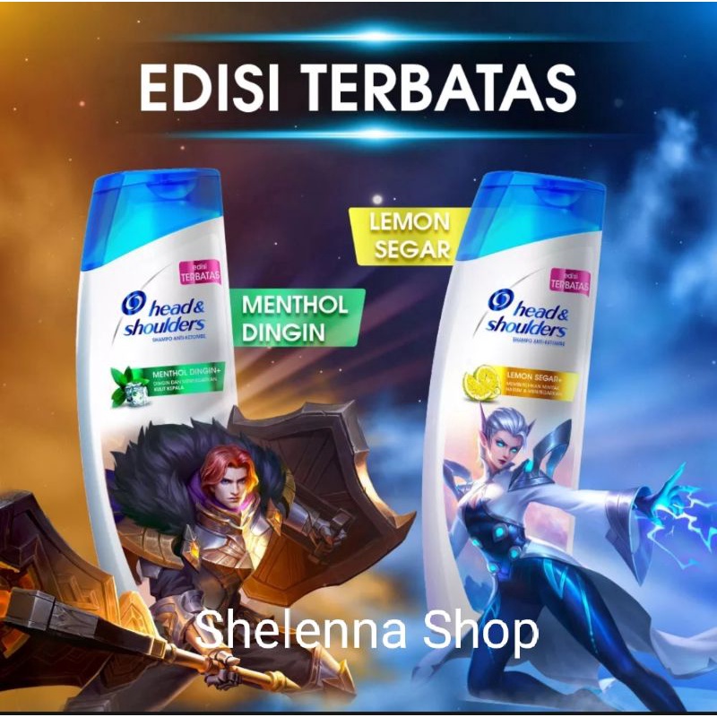 Head and shoulders Mobile Legend Limited Edition kemasan 160 ml Shampo Head &amp; Shoulder