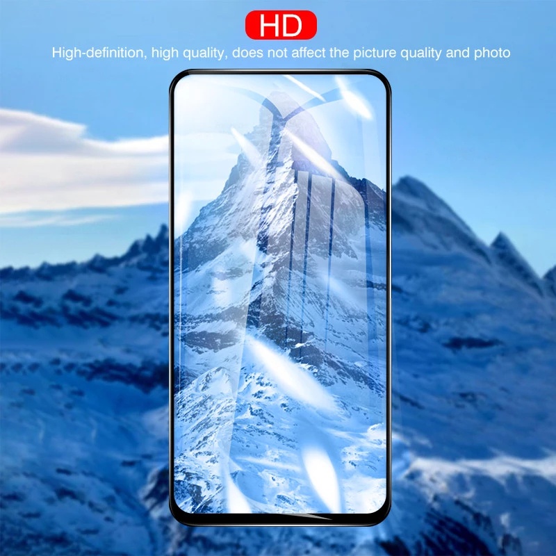 1pc Pelindung Layar Tempered Glass HD 9H Anti Silau / Sidik Jari Untuk Oppo Reno 8 Series