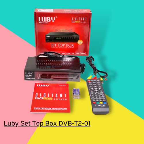 Set Box Tv Digital Luby Penerima Siaran Tv Digital TV Receiver Tiktok, Video Youtube Smart Chip Full