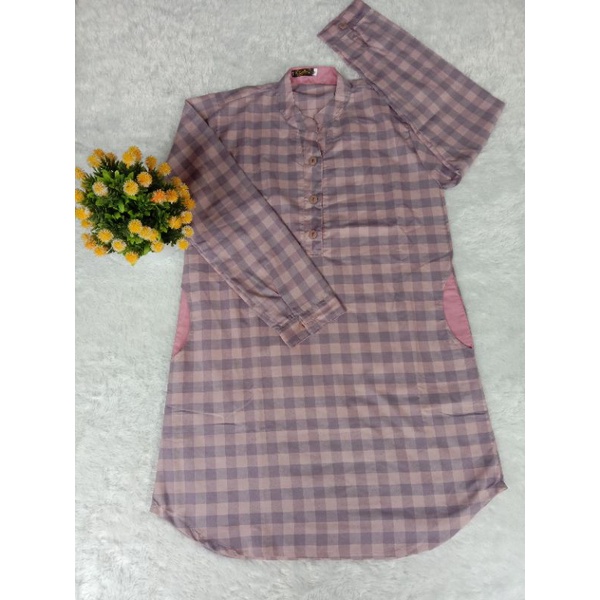 MURAH TUNIK HARA KOTAK// TUNIK HARA SANTRI PUTRI TUNIK 2025