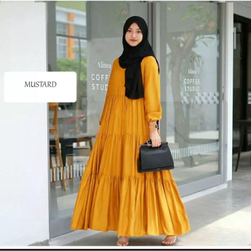 Gamis susun rempel Gamis Susun Rempel Terlaris