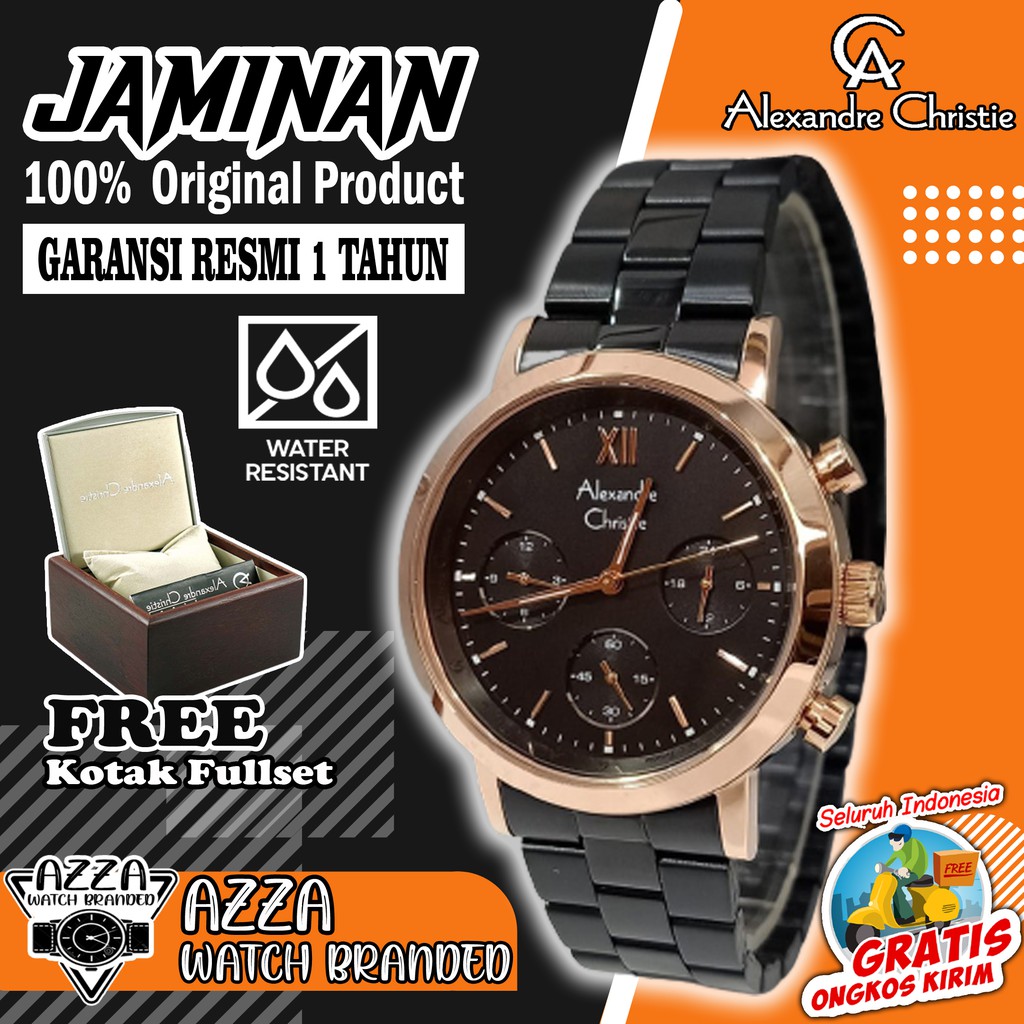 Alexander Christie wanita Jam Tangan Alexandre Alexander Christie Wanita Original AC 2901