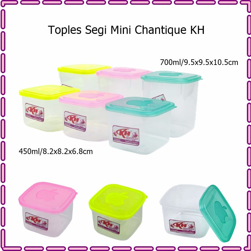 Toples Segi Mini Chantique KH 450ml &amp; 700ml