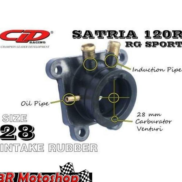 Cld Racing Karet Intake Manifold Satria 120 Satria 2 Tak 28
