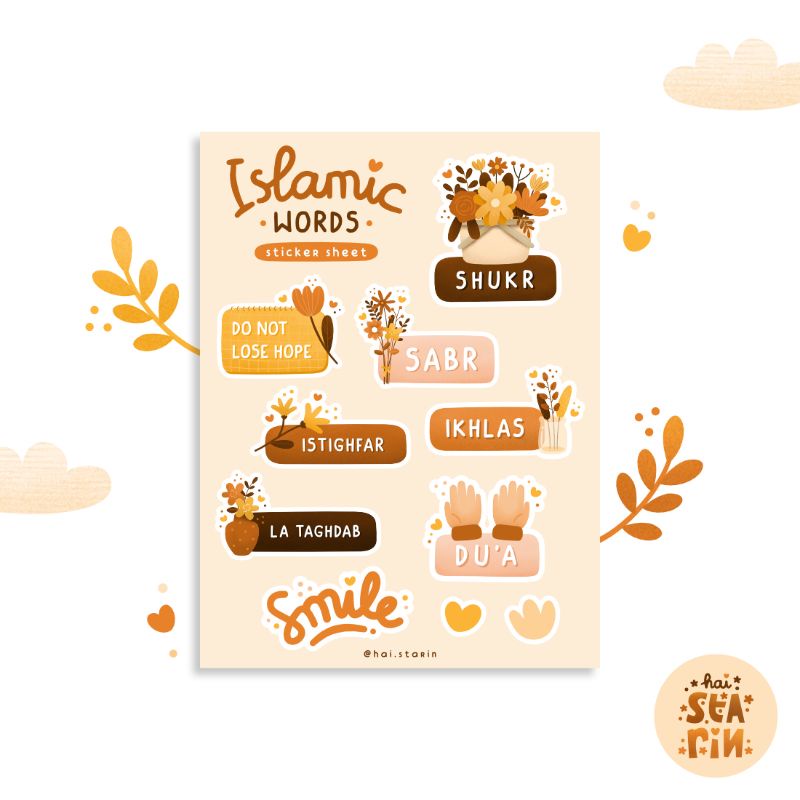 

STIKER ISLAMIC WORDS SERIES | Stiker Jurnal Kata-kata Islami | Stiker Aesthetic | Aesthetic Cute Islamic Words Sticker Journal