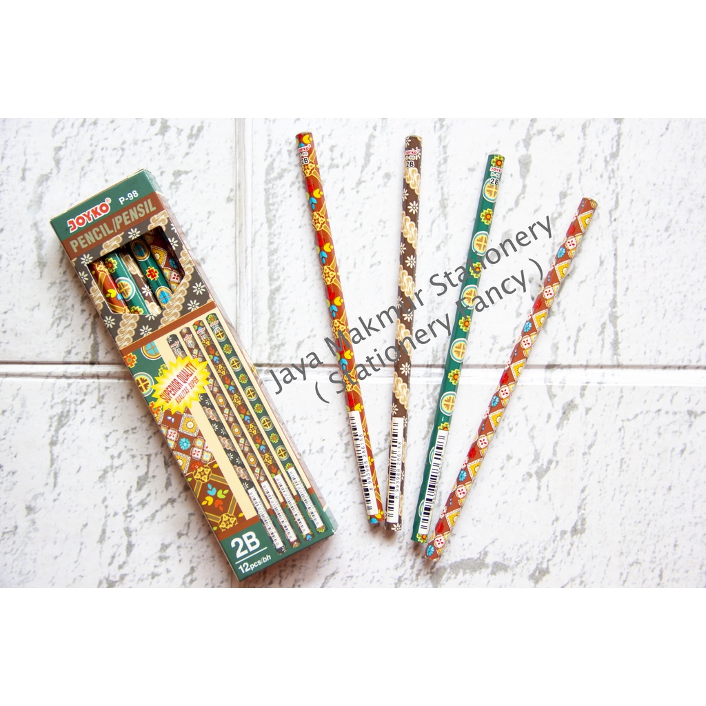 

Pensil 2B batik joyko P-98 (1 lusin)
