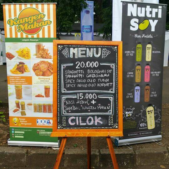 

termurah Papan Tulis Kapur Standing Menu Board 60x90cm papan tulis kayu