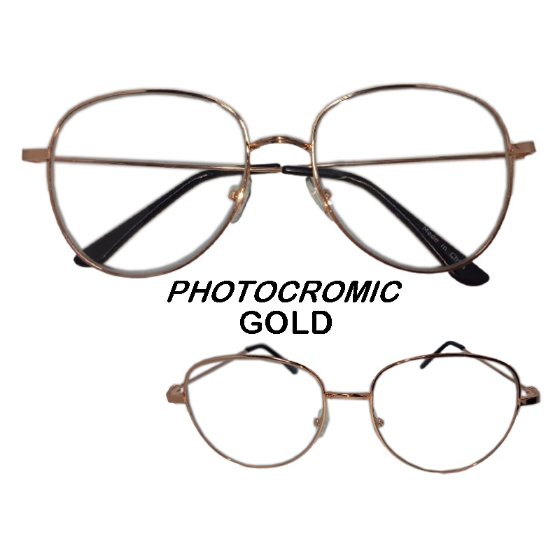 Kacamata Photocromic Antiradiasi Blueray Vintage Frame Optik Fashion Wanita pria Korean Unisex Kacamata Berubah Warna Kaca mata Fashion Korea Style Kacamata Gaya Cewek Cowok Kacamata terbaru Kekinian Kacamata Termurah