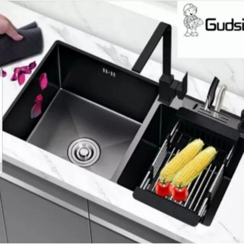 KITCHEN SINK 8245 MODEL BOLZANO KOMPLIT KRAN PLEXIBLE/KITCHEN SET SINK 8245 ISAN MODEL ONAN/BAK CUCI