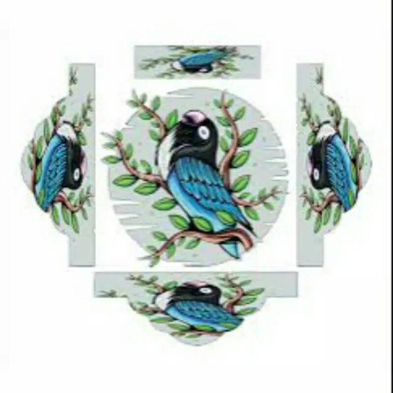 Sticker kandang burung lovebird - Decal sangkar burung lovebird