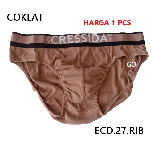 BB CRESSIDA-ECD.27.RIB CELANA DALAM PRIA Cressida Underwear 100% Original *beli satuan