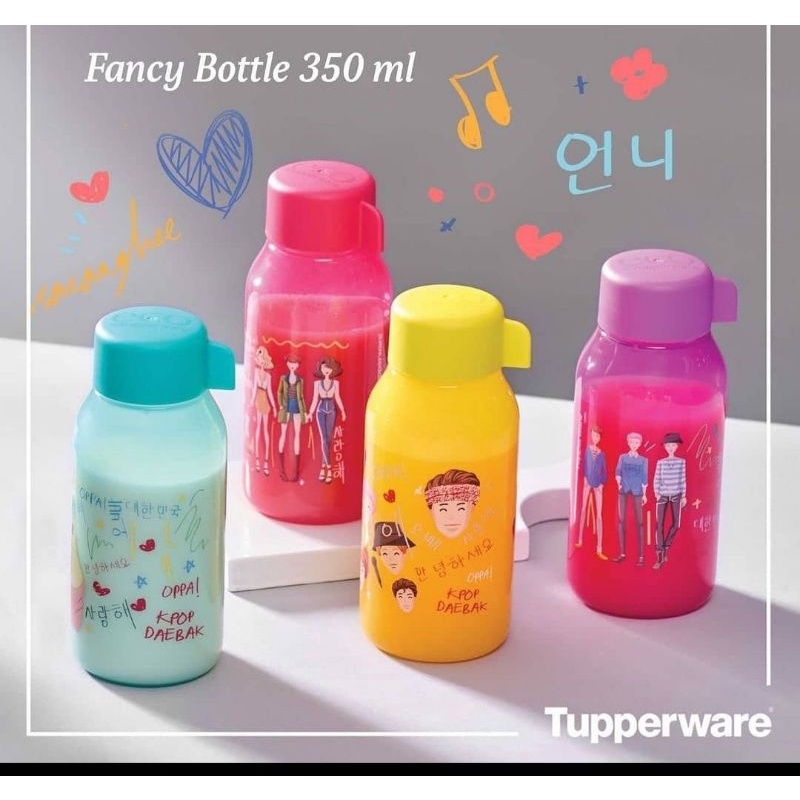 botol 350 ml tupperware kpop karakter