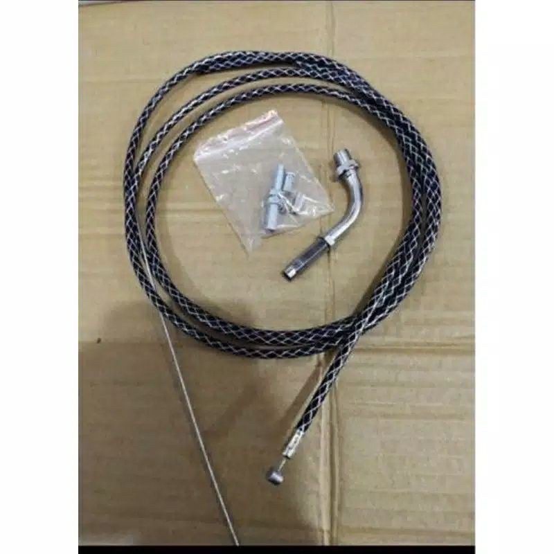 TALI GAS KABEL GAS DOMINO BLACK SELANG GAS-KABEL GAS SERAT BLACK 210CM DOMINO