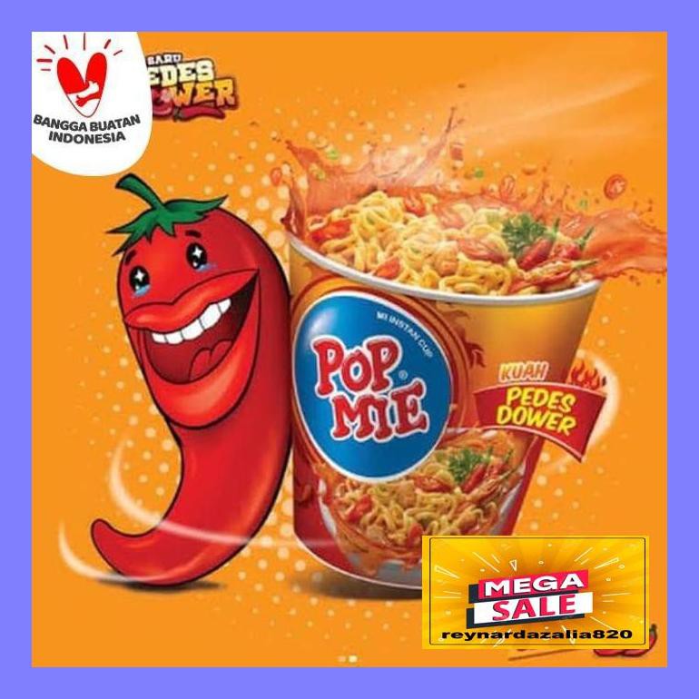 

Ry5Gils Pop Mie Kuah Pedas Dower 75Gram Flseyr