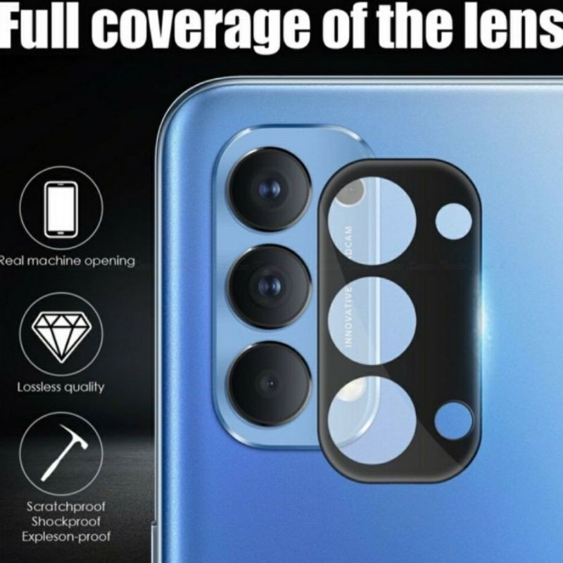 lensa camera oppo A53 lensa pelindung camera belakang asli kaca protector premium glass protector