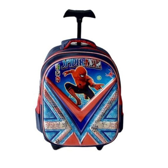 Tas sekolah Troli anak TK import Timbul Logo V