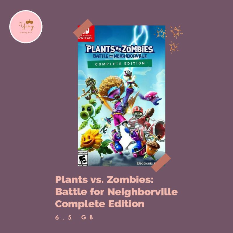 Plants vs. Zombies: Battle for Neighborville Complete Edition Plant Zombie Nintendo Switch