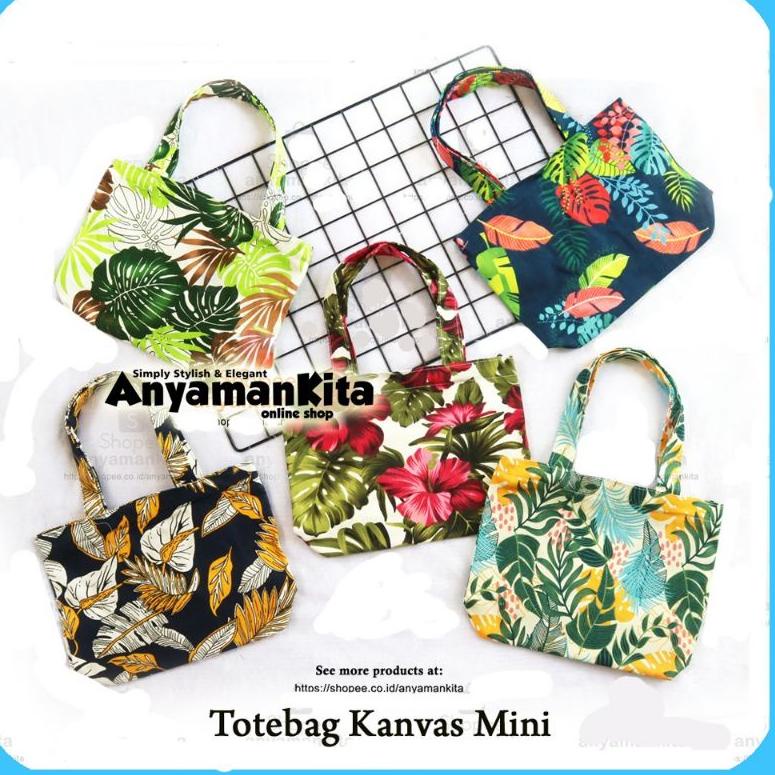 NDL.01Jn22ᴾ– Tas Kanvas Mini / Handbag Kanvas Mini /Tas Mukena Jinjing