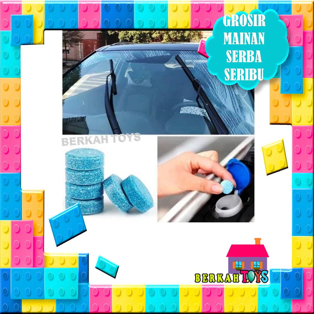 Sabun Tablet Pembersih Kaca Wiper Mobil Glass Cleaner Toko Mainan Anak Perabotan Grosir Serba Seribu