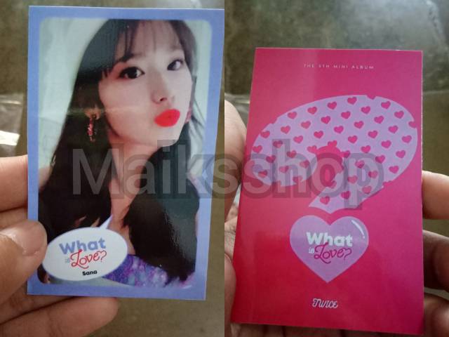 (BISA SATUAN) Twice What Is Love Photocard Kpop