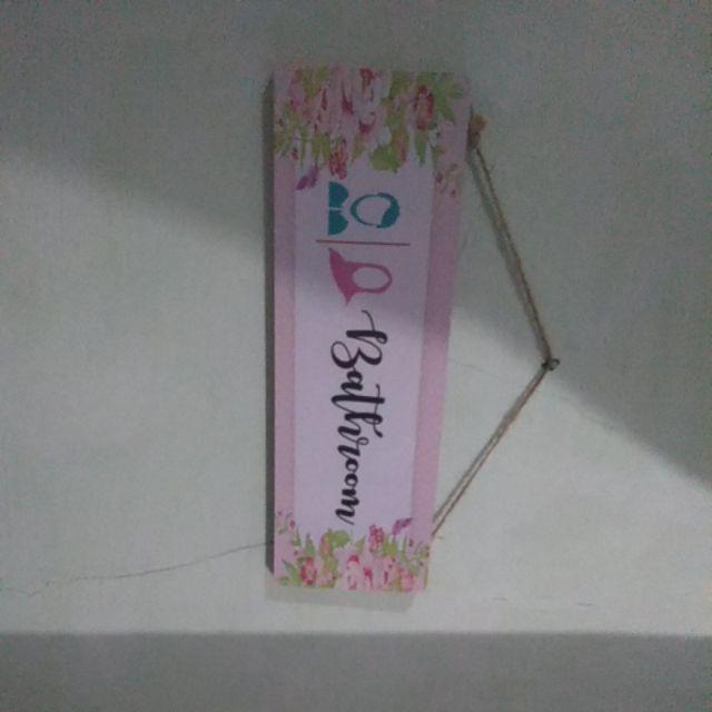 Hiasan Dinding Vintage Wall Decor Gantungan Pajangan Bathroom Shabbychic