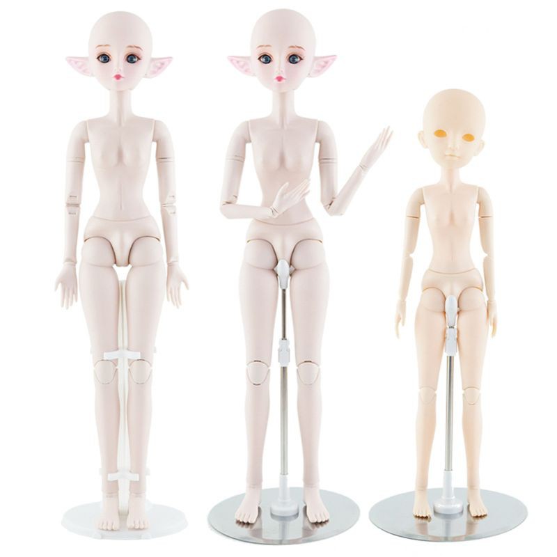 Mary 1pc Silver 1/3 1/4 Bjd dolls Display Stand Holder 60cm 50cm SD Bjd Dolls ACCess