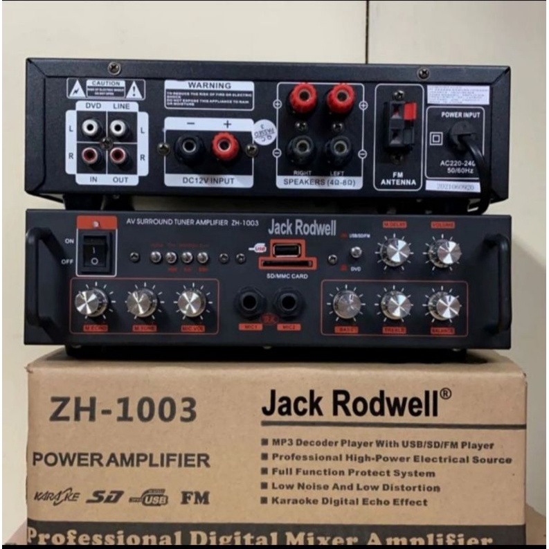 Amplifier jack rodwell ZH 1003 ZH1003 bisa bluetooth