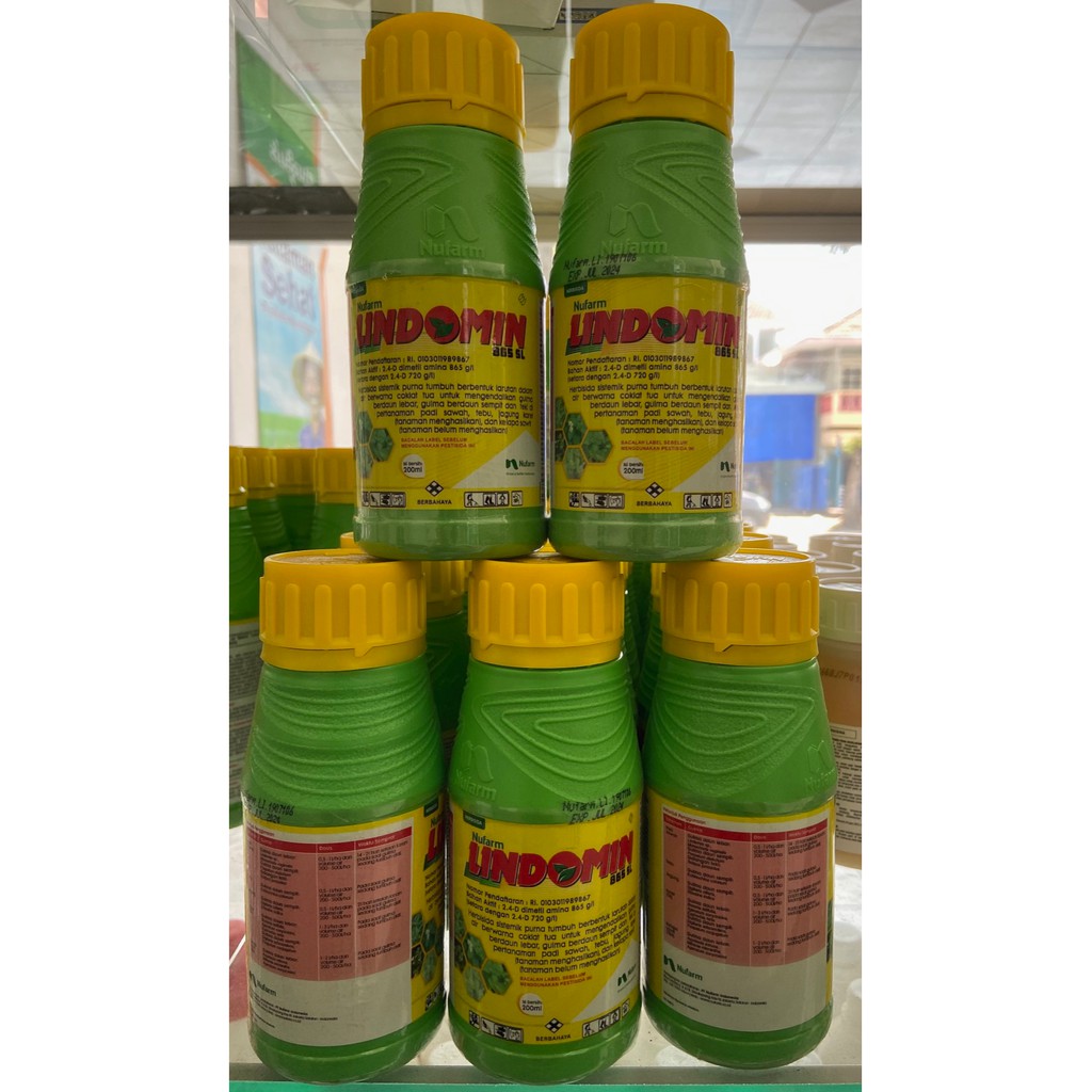 Lindomin 865SL 200ml Herbisida Selektif Untuk tanaman Tebu dan Padi