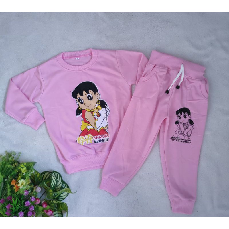 Setelan joger anak 1 2 3 4 5 tahun bahan premium murah jogger terlaris terbaru cewek cowok perempuan laki laki disney mickey mouse biru tua ( setelan jogger anak ) PART 3 FATONAH SHOP