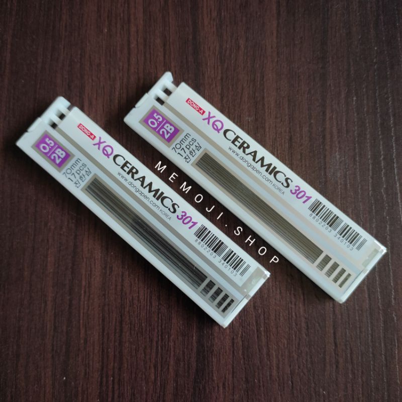 

Refill Isi Pensil Mekanik 0.5 2B DONG-A XQ CERAMICS 301 (1tube)