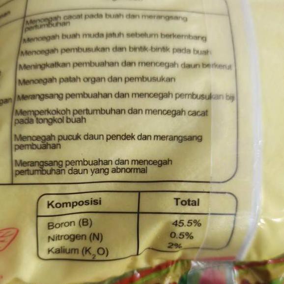 Restock Pupuk BORON Borate 48