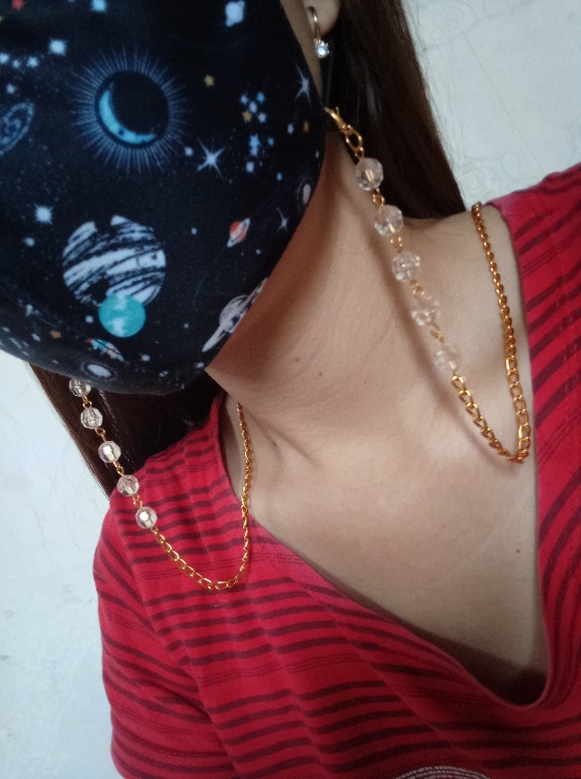 Strap Rantai Chain Tali Kalung Mutiara Masker