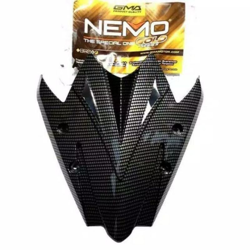 Windshield Visor Yamaha Aerox Carbon Nemo / Winsil Wingshield Aerox Carbon Nemo