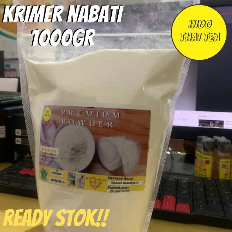 

KRIMER NABATI Non Diary MelCreamer KR-01 MURAH KEMASAN 1kg 1000 gram