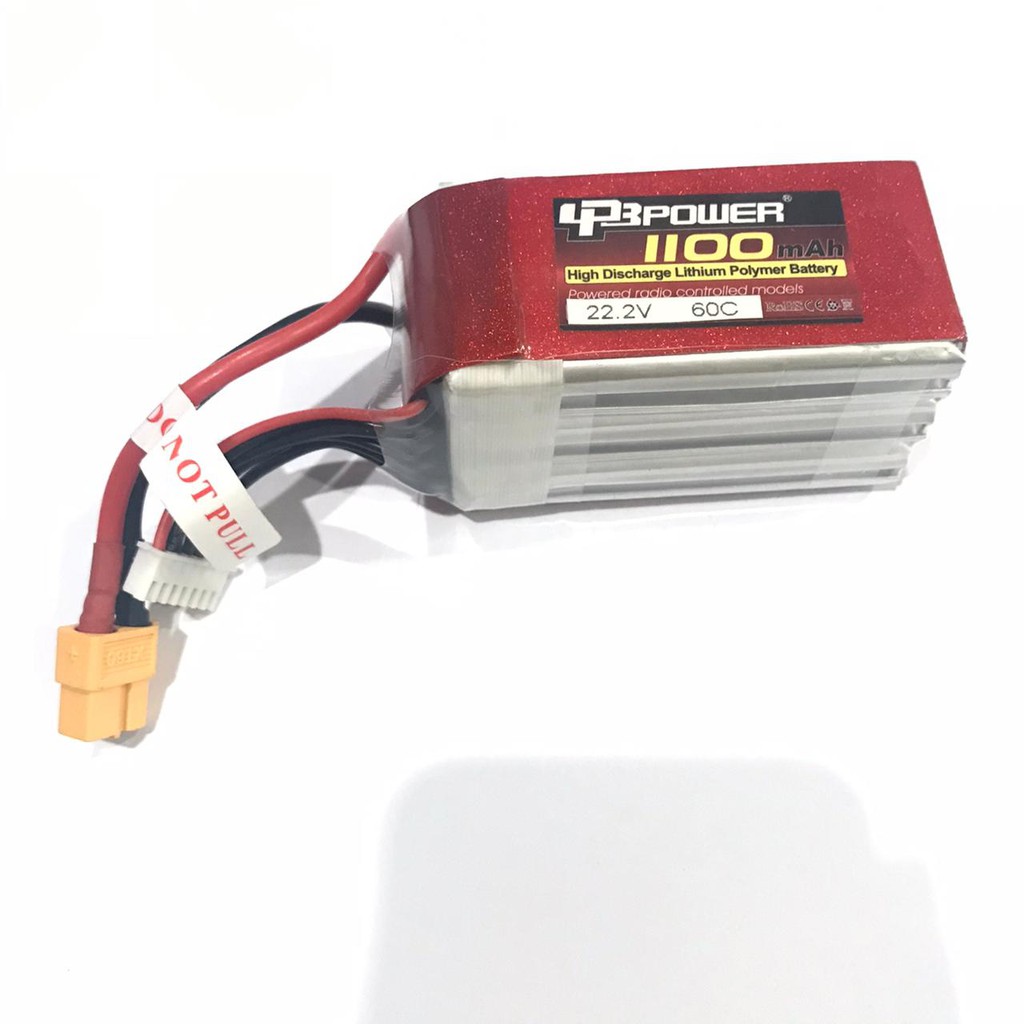 Lipo 6S 6Sel LPB 1100mah 6S 60C Lipo Baterai Battery