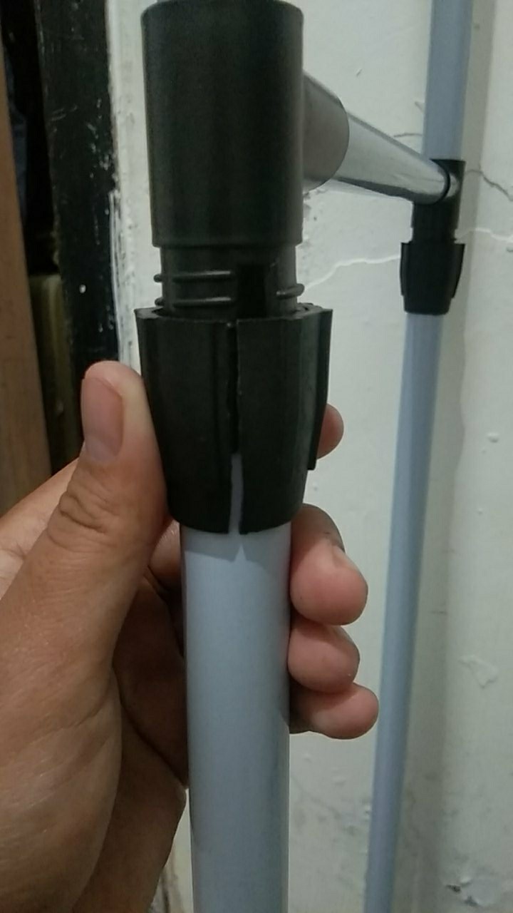 Stand Hanger Double Gantungan Baju Portabel Multifungsi 4 Roda