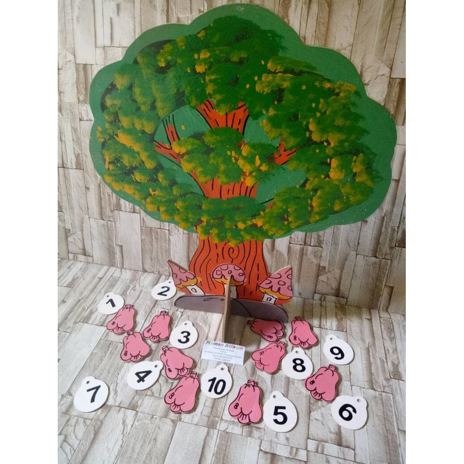 alat peraga edukatif/ape tk paud/ pohon hitung
