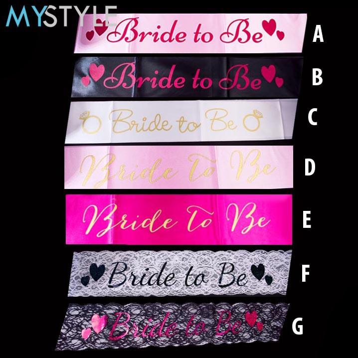 SASH BRIDE TO BE/ BIRTHDAY GIRL/ BIRTHDAY QUEEN/ GRADUATION/ QUEEN OF THE DAY SELEMPANG PESTA SASH