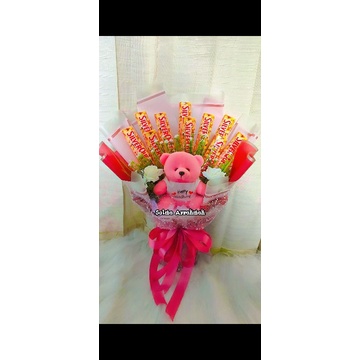 

buket coklat//buket boneka//buket silverqueen//buketcustom