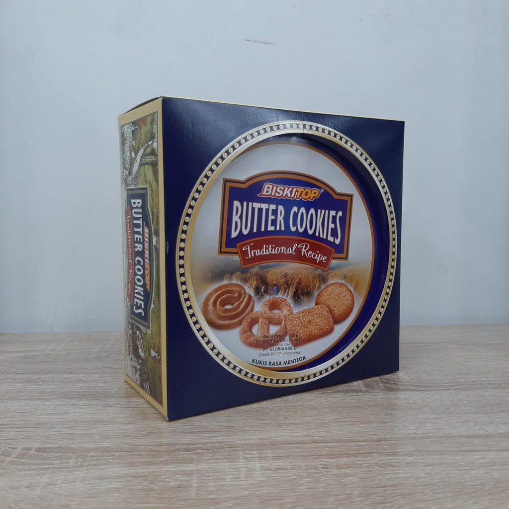 

BISKITOP BUTTER COOKIES 350GR BISKUIT LEBARAN