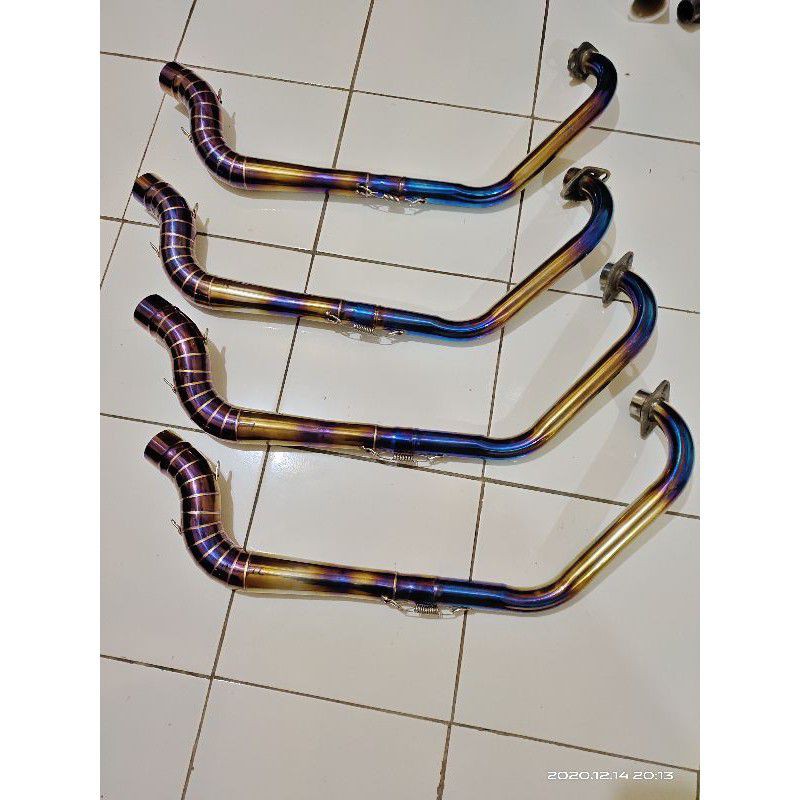 header kanan kobra bluemon kobra step standar Vixion150 cc