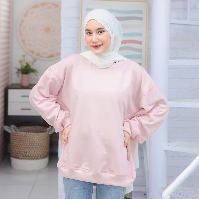 Basic Oversize - Sweater Oversize Wanita