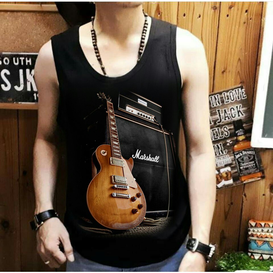 Lekton Keren Pria Gitar Marshal