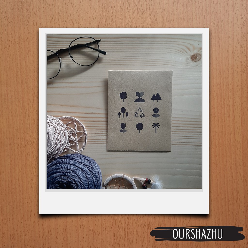 

Amplop Packaging | Amplop Coklat Motif 11x13cm