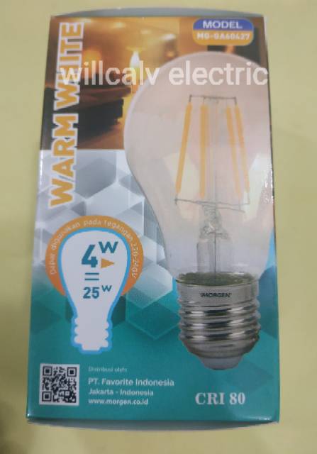 LAMPU LED CLASSIC 4W 4WATT 4 W - BHOLAM LED CLASSIC 4W 4WATT 4 W  FITING E27 CAHAYA KUNING