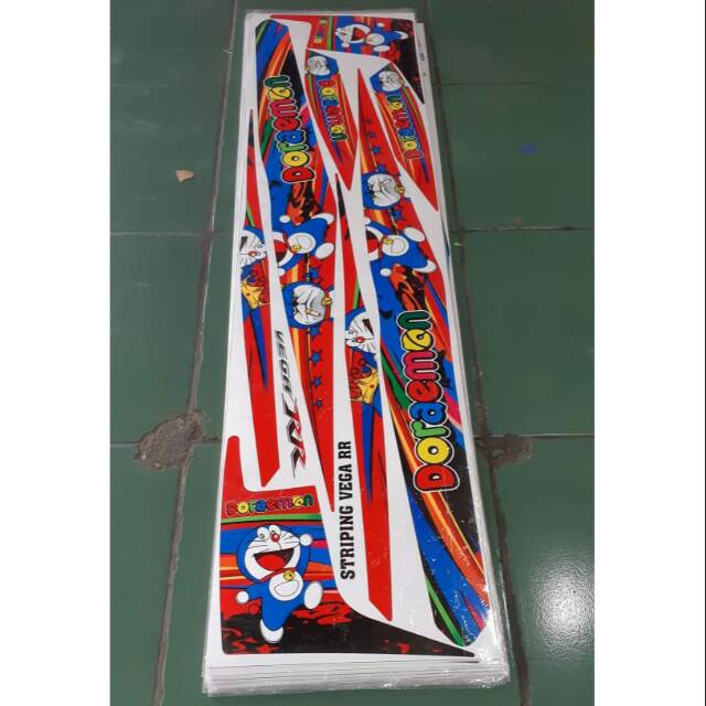 Striping Variasi Stiker Lis Bodi Vega Rr Dan Vega Zr Motif