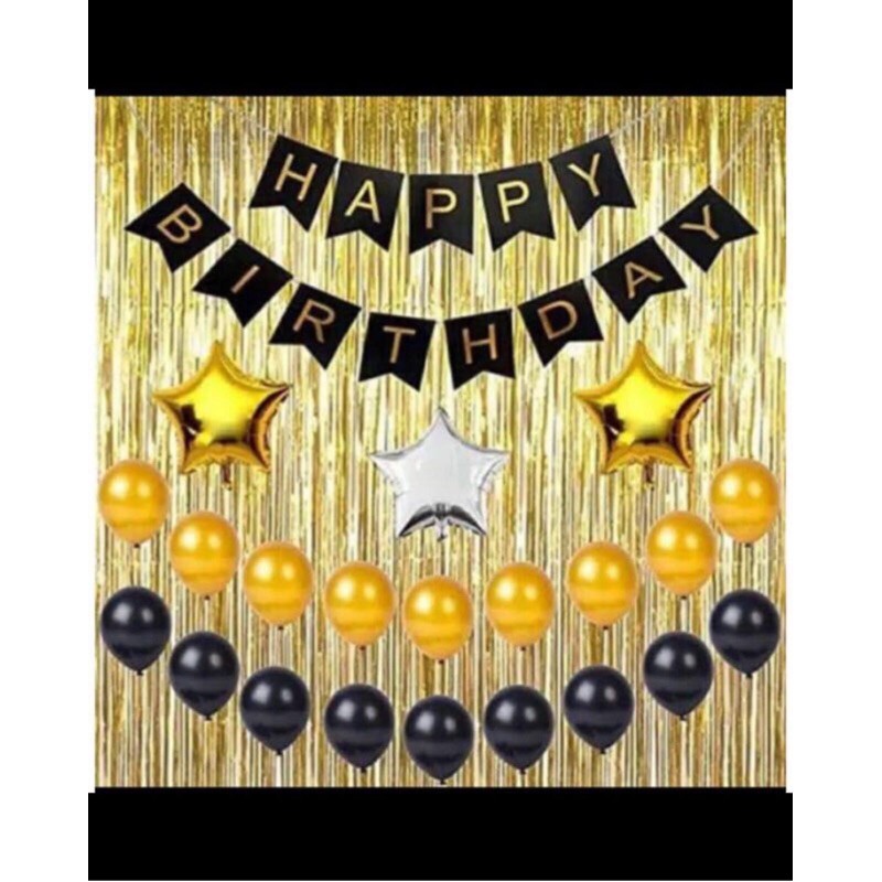 paket ulang tahun/set dekor ulang tahun/paket ulang tahun