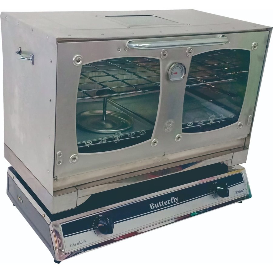 Oven Kompor 2 Tungku Butterfly Oven Tangkring Double Butterfly 2804