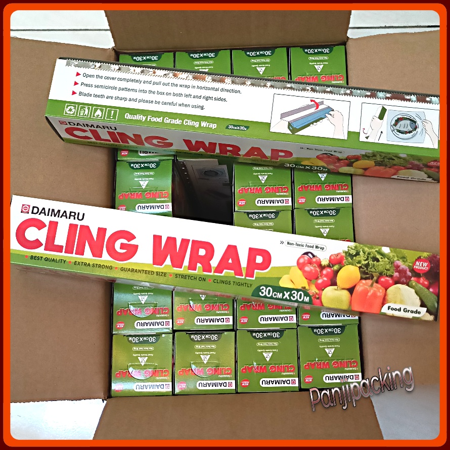 Jual Cling Wrap Daimaru Food Grade Cm X M Plastik Wrap Makanan Roll Shopee Indonesia